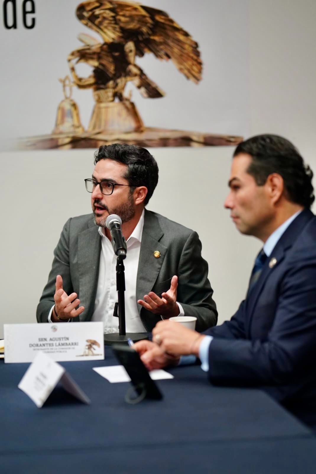 Por el bien de las familias, es necesario reforzar la estrategia nacional de seguridad: Agustín Dorantes